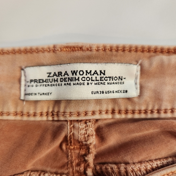 Zara's Womens The Rider In Pink Moto Pant Size 6 Zipper Detail - Picture 13 of 13